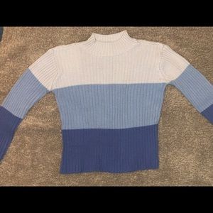 Size 10 Girls Striped Sweater